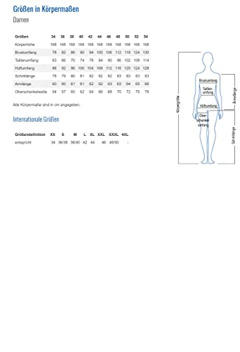 Planam 2718042 Highline Damen Bundhose, Schwarz/Schiefer/Zink, Größe 42