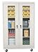 Elite Series Expanded Metal Front Transport Mobile Cabinet 46" W x 24" D x 78" H