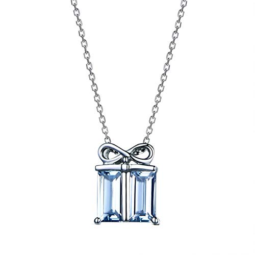 Collier or blanc 18 carats aigue-marine : finie la peur des bijoux qui ternissent