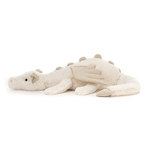 Jellycat Snow Dragon Stuffed Animal, Large 19.5 inches - Mythical Plush Toy - Classic Children's Gift - Image 3
