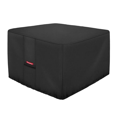 Porch Shield 600D Square Patio Fire Pit Cover 32 x 32 x 24 inch, Black