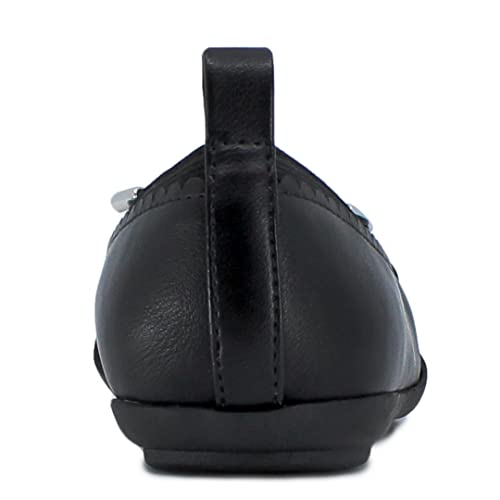London Fog Girls School Uniform Shoe Youth And Toddler Sizes Mary Jane And Ballet Flat Styles Deal Black Size 4 #TOP2