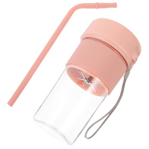 Mikinona Electric Portable Juicer Cup 200ml Mini Blender Rechargeable Fresh Fruit Veggie Extractor Leak-free