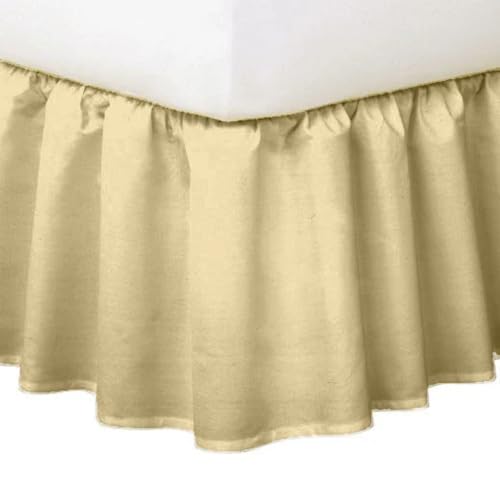 Falda de cama de seda cruda para dormitorios estilo nórdico 3
