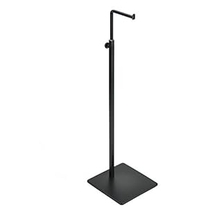 Black Metal 7-type verstelbare handbag display stand holder rack