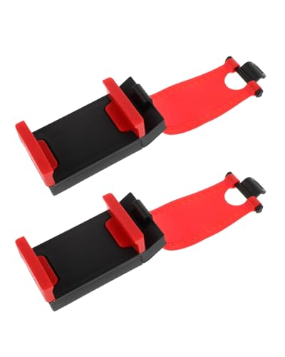 WUNZILO 2 pièces Support Smartphone Universel pour Volant de Voiture/Kit Mains Libres Compatible avec iPhone 16/15/14/13/12 Samsung S25/S24/S23/S22/S21 Tous...
