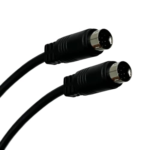 Câble S-Video 9 broches de 2m de haute précision pour liaisons vidéo et audio