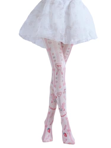 Image of Sahabowi Women's Sheer Tights, Digital Print Designs Stockings