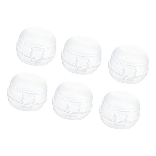 Abaodam 6 Stück Herdknopfabdeckung Weiß