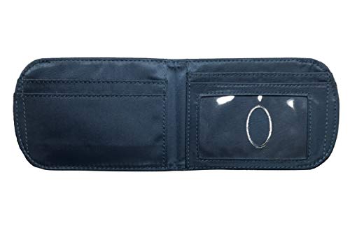 Image of Big Skinny Men's Curve Leather Bi-Fold Slim Wallet, Holds Up to 20 Cards