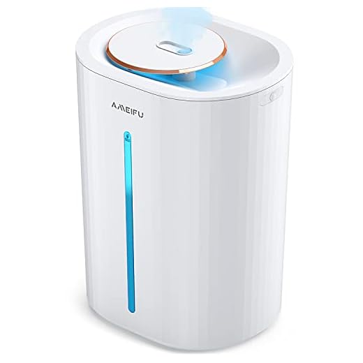 6.5L Humidifiers for Large Room Bedroom, Top Fill Humidifier for Baby, Cool Mist Humidifiers for Plants Indoor, Pet, Home Lasts Up to 54 Hours, Portable Humidifier-Easy To Clean-Quiet with Nightlight