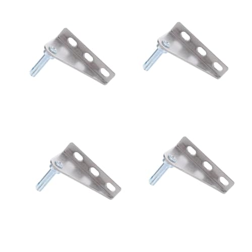 Charnières de porte pour réfrigérateur en acier inoxydable durable ABOOFAN