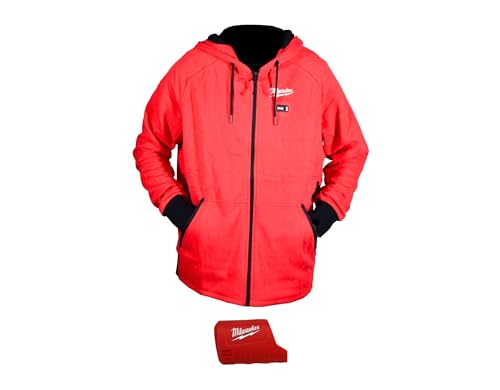 Milwaukee 306R-20L M12 Lithium-Ion Red Heated Jacket Hoodie (Large) - Hoodie Only
