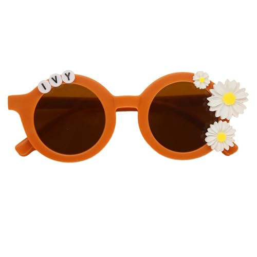 Easter Party Decorations Supplies Gift,DIY Name Easter Sunglasses for Kids Birthday, Daisy Flower Summer Spring Sunglasses