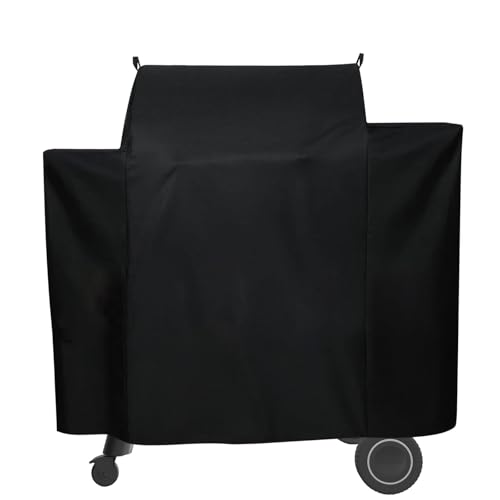 Grill Cover for Traeger Ironwood 650 Smoker Waterproof Wood Pellet Cover for Traeger Timberline 850 Silverton 620 Pellet Grills Accessories 600D BBQ Cover Replacement for BAC505 BAC359 BAC592