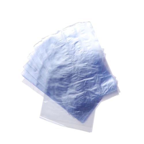 FUNOMOCYA 300pcs Laminating Film Bags Heat Shrink Bags Tap Spray Shrink for Bath Hair Bonnet Dryer Shower Stop Valve Shrink Film Bags PVC Shrink Bag