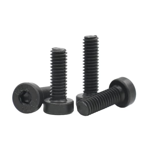 KIZUNA Tools 2�`20�� M3 M4 M5 M6 M8 M10 M12 DIN7984 �O���[�h12.9 �Y�f�| �Z�p�Z�p�\�P�b�g ���^�V���[�g���[�L���b�v�w�b�h�X�N�����[�{���g(30mm,M5 (10pcs))