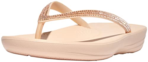 FitFlop DG5A41-040 IQUSHION Ombre Sparkle FLIP-Flops Rose Foam US06