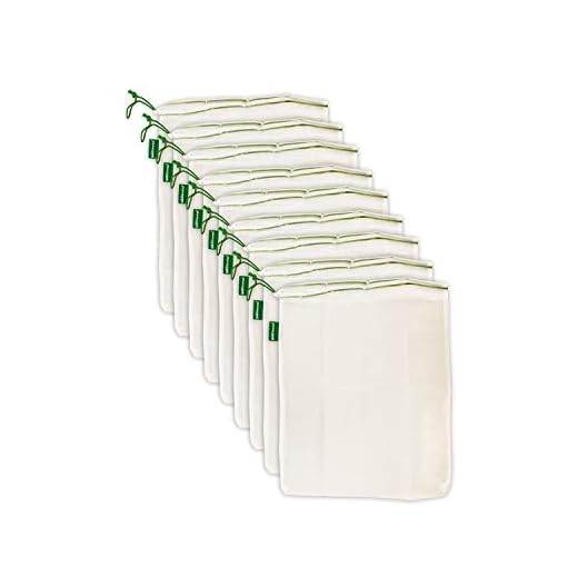 Earthwise Washable Mesh Produce Bags Set of Nine