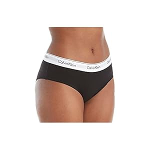 Calvin-Klein-Womens-Modern-Cotton-Bikini-Panty Calvin Klein Women's Modern Cotton Stretch Bikini Panty, Black, Small