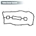 uxcell Engine Valve Cover Gaskets Vehicle Specific for Mazda 6 2002-2007 No.LF1410230 Black Rubber