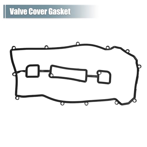 Image of uxcell Engine Valve Cover Gaskets Vehicle Specific for Mazda 6 2002-2007 No.LF1410230 Black Rubber