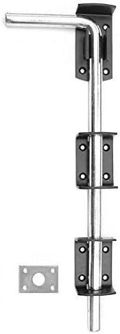 Haven Heritage ® Garage Gate Drop Bolts Black 12" 18" 24" PREPACKED