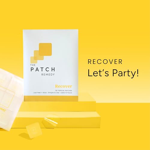 Image of The Patch Remedy Recover Patch | Glutathione, Milk Thistle, NAC, Ginger, Ginseng & Prickly Pear | 30 Patches