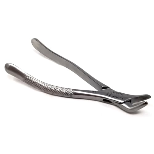IMEDS Dental Extracting Forceps #151 with Serrated Beaks Tooth Lower Root Extraction German Stainless Steel Professional Tools for Dentist Student Training