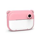 LKYBOA Print Kids Camera，Digital Camera HD Camera 2.4 Inch Screen Toy Camera Boys Girls Birthday (Color : A)