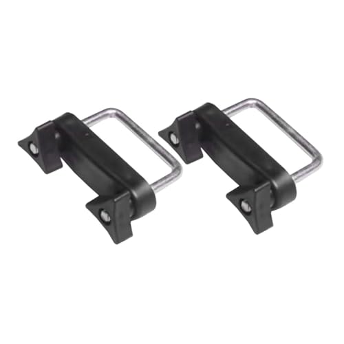 Ciieeo 2pcs Roof Rack Mount Clips Roof Basket Clamps for Car Rack Mount Kits Universal Van Mounting Clips