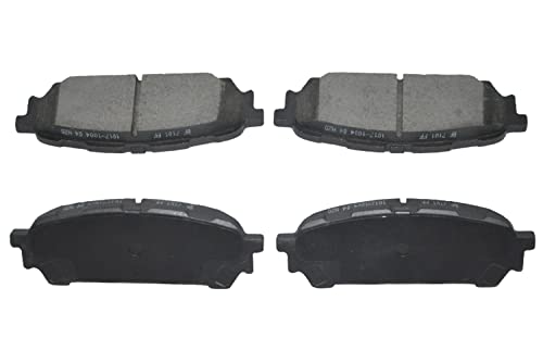 Image of Rear Brake Pads Ceramic Compatible With Select 2004-2008 Subaru Forester 2003-2007 Impreza - D1004