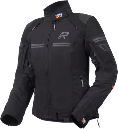 Rukka Armatou-R wasserdichte Damen Motorrad Textiljacke, schwarz, 46