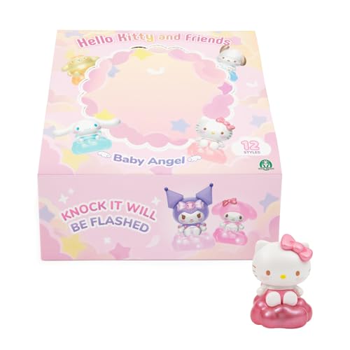 Hello Kitty, 1 Figurine à Collectionner, 4cm, Série Baby Angel, Modèle aléatoire, pour Les Enfants à partir de 3 Ans, HKT45, Rose
