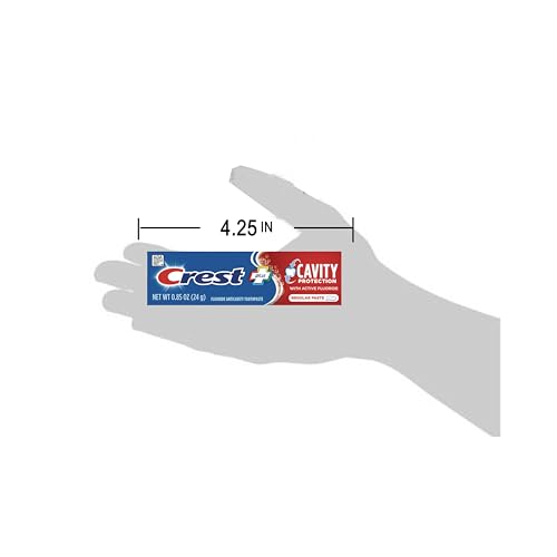 Crest Cavity Protection Regular Toothpaste, Travel Size .85 oz. (24g) - Pack of 6 - image 3