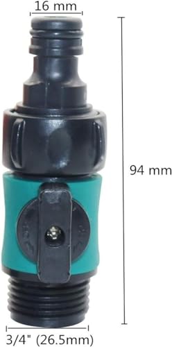 Vanne d'arrêt 3/4" et connecteur rapide pour stopper les fuites - 3