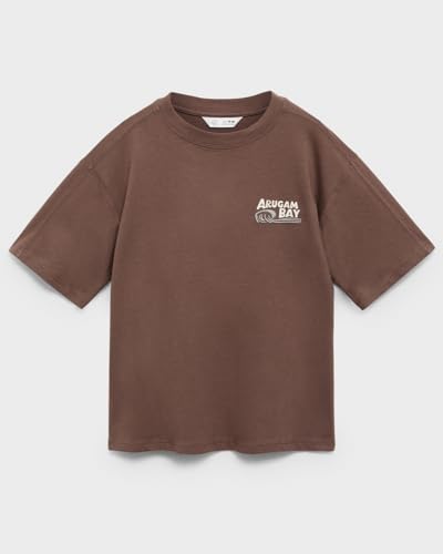 Image of Alan Jones Clothing Boys Oversized Cotton Printed T-Shirt | Round Neck, Short Sleeves, Casual Wear