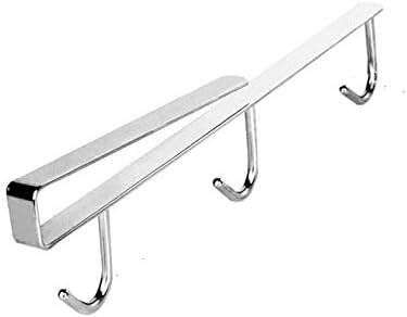 Coffee Mug Holder Mug Hook 304 Stainless Steel ，Mug Hook，Cup Rack Under Shelf,Fit for The Cabinet 0.8" or Less (1, Primary Color)