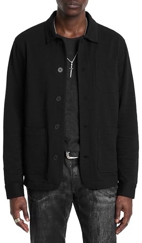 John Varvatos Kenmare Jacket pour homme, veste élégante et ajustée en coton de qualité