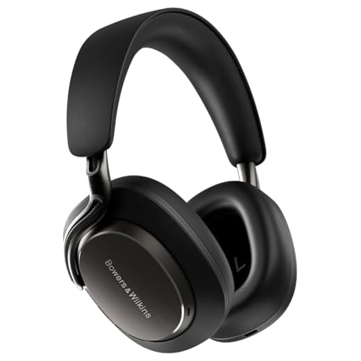 Bowers & Wilkins Px8 S2 Wireless Over-Ear Headphones, Active Noise Cancelling & Transparency Mode, High-Res Playback, 30H Playtime with Quick Charge Support, Bluetooth Headphones, Onyx Black