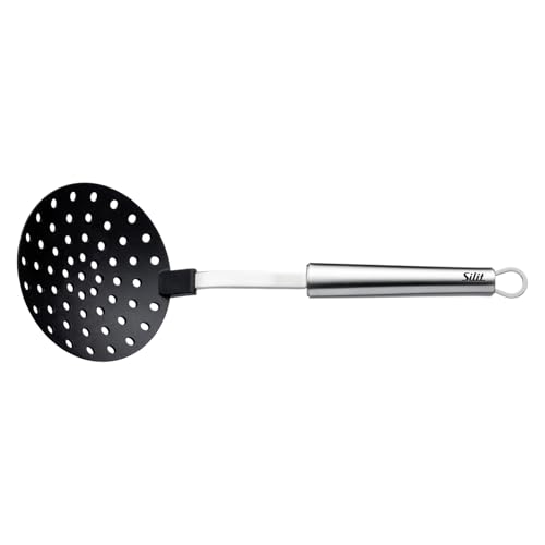 Silit Classic Line Schaumlöffel 33 cm, Schaumkelle Edelstahl, Kunststofflaffe, hitzebeständig, optimal für beschichtete Töpfe, spülmaschinengeeignet