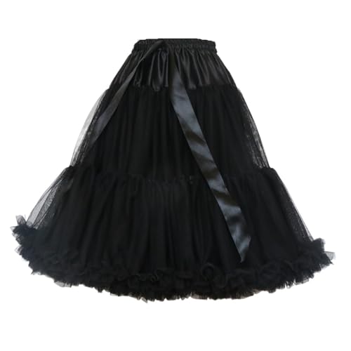 Tutu cosplay puffy et volumineux en tulle pour robe Lolita
