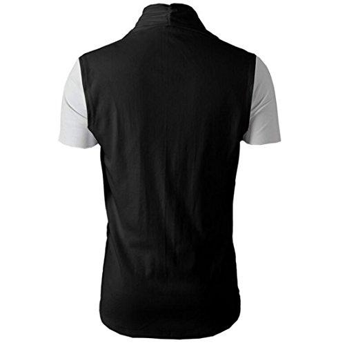 Colygamala Mens Cardigan Vest Sleeveless Casual Shawl Collar Open Front Long Waistcoat3