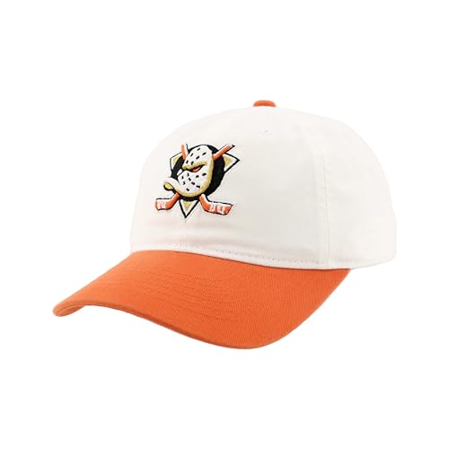 Anaheim Ducks NHL Officially Licensed Adjustable Hat Scholarship Icon White