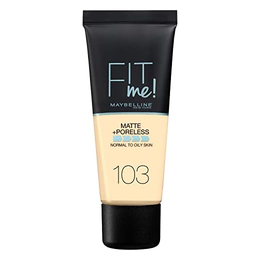Maybelline New York Passar me! Matt & poreless makeup nr 103 Pure Ivory, 30 ml