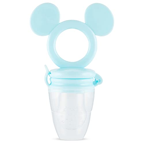 Image of Disney Mickey and Minnie Teether with Fruit Feeder - Safe and Durable Design for Soothing Your Baby's Teething Pains