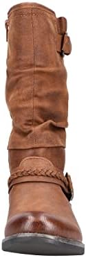 Rieker 98860-22 Brown Ladies Mid Calf Boots 7 Brown | Image 1