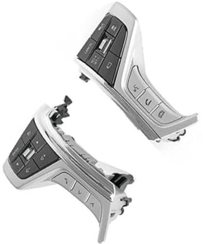 ZAPYVET Botón de control de crucero del coche, for Mitsubishi, Outlander, Delica L200, PAJERO SPORT 2015-2021 2022 Interruptor de botón de audio del control de crucero del volante del coche Kit de int