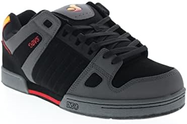 DVS Men's Celsius Skate Shoe, Charcoal Black Red, 10 | Image 3