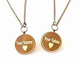 Your Tommy Your Tubbo Compass Necklace Pair - Valentine Gift - Love Pendent Compass - Your Tubbo...